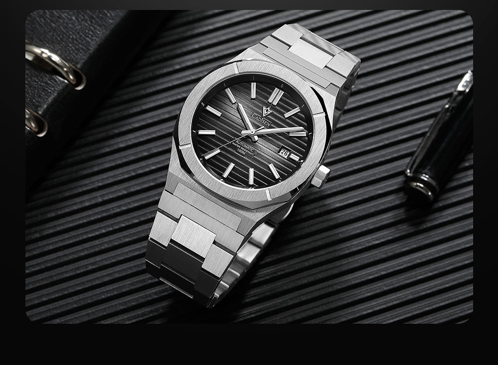 Cadisen Diver Watch Retro Luxury Sapphire MIYOTA 8215 German Design Men's Automatic Mechanical Watches 10Bar Clothing Company Sydney