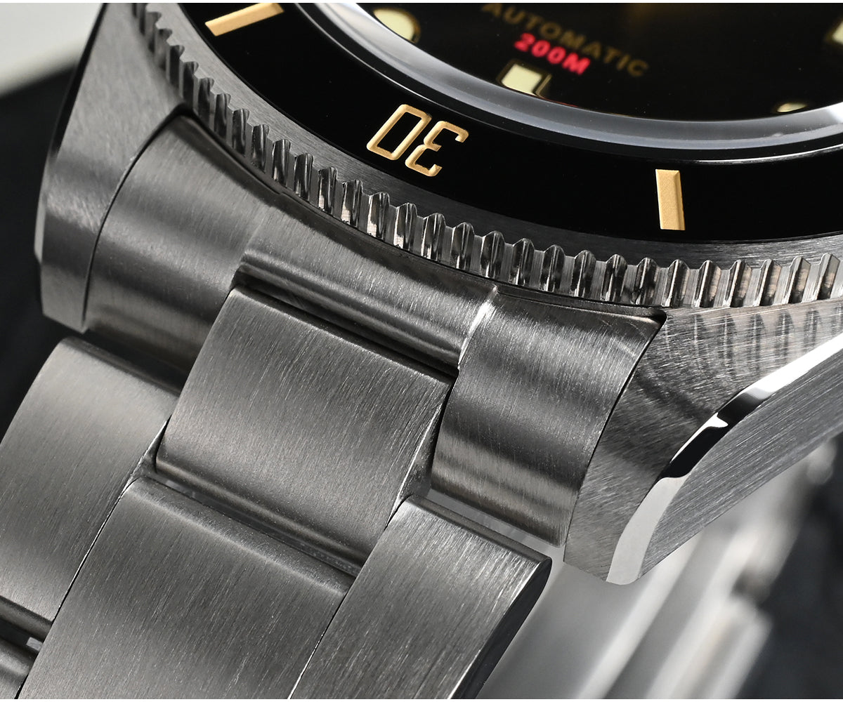 San Martin Luxury Men's Ladies Unisex 40mm Diver BB58 Vintage Automatic Business Wristwatche End Links Sapphire 20 Bar Watch The Clothing Company Sydney