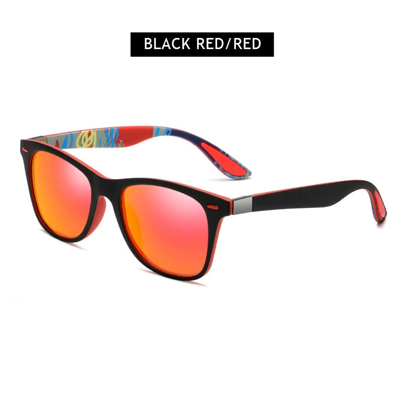 Polarized Sunglasses Men Women Classic Square Plastic Driving Sun Glasses Fashion Black Shades UV400 The Clothing Company Sydney