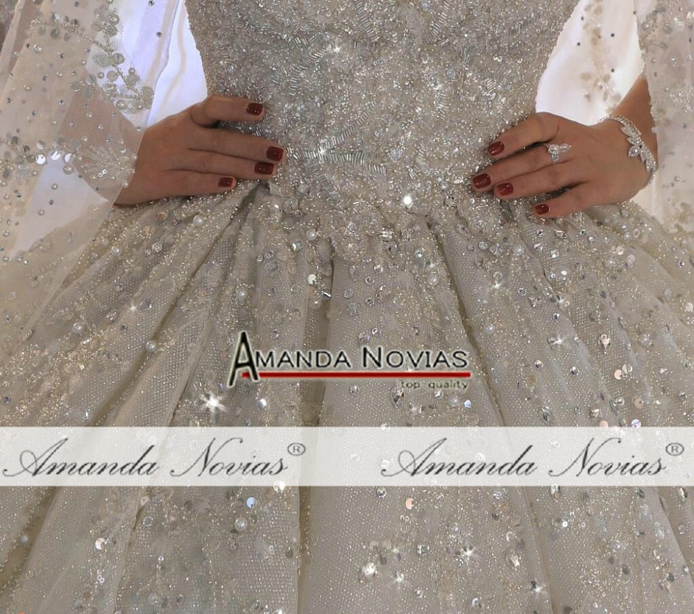 Heavy beading luxury wedding dress wedding gown bridal dress The Clothing Company Sydney