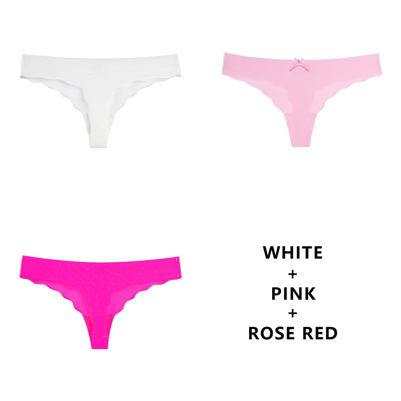 3 pack Seamless Panty Set Underwear Comfort Intimates Fashion Ladies Low-Rise Briefs Panties Lingerie The Clothing Company Sydney