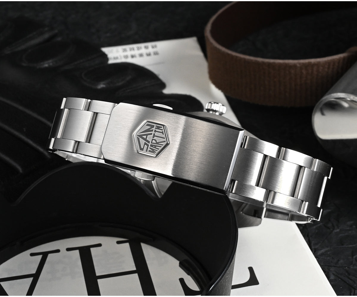 San Martin Luxury Men's Ladies Unisex 40mm Diver BB58 Vintage Automatic Business Wristwatche End Links Sapphire 20 Bar Watch The Clothing Company Sydney