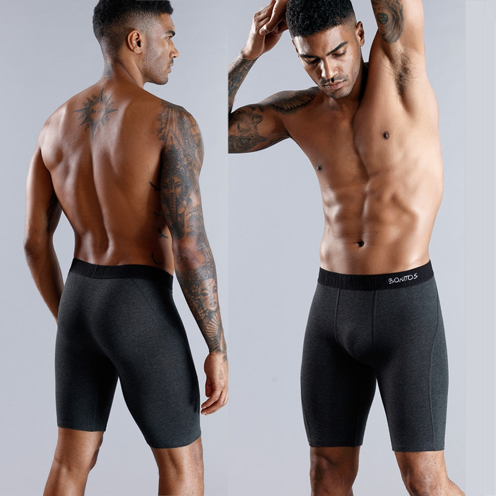 Men's Long Boxer Trunks Shorts Panties Underwear Natural Cotton Mix Comfortable Soft Top Brand Trunks The Clothing Company Sydney