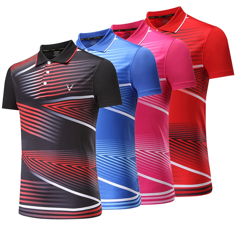Badminton Volleyball Sportswear Golf Tennis shirt Men sports Table Tennis Shirts tennis clothes Quick dry Running Exercise training shirt The Clothing Company Sydney