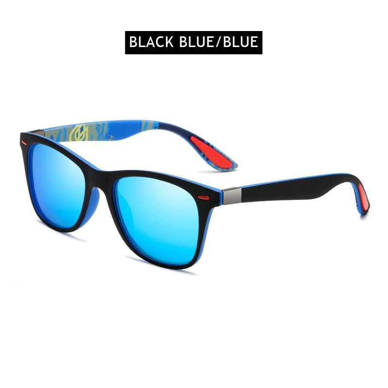 Polarized Sunglasses Men Women Classic Square Plastic Driving Sun Glasses Fashion Black Shades UV400 The Clothing Company Sydney