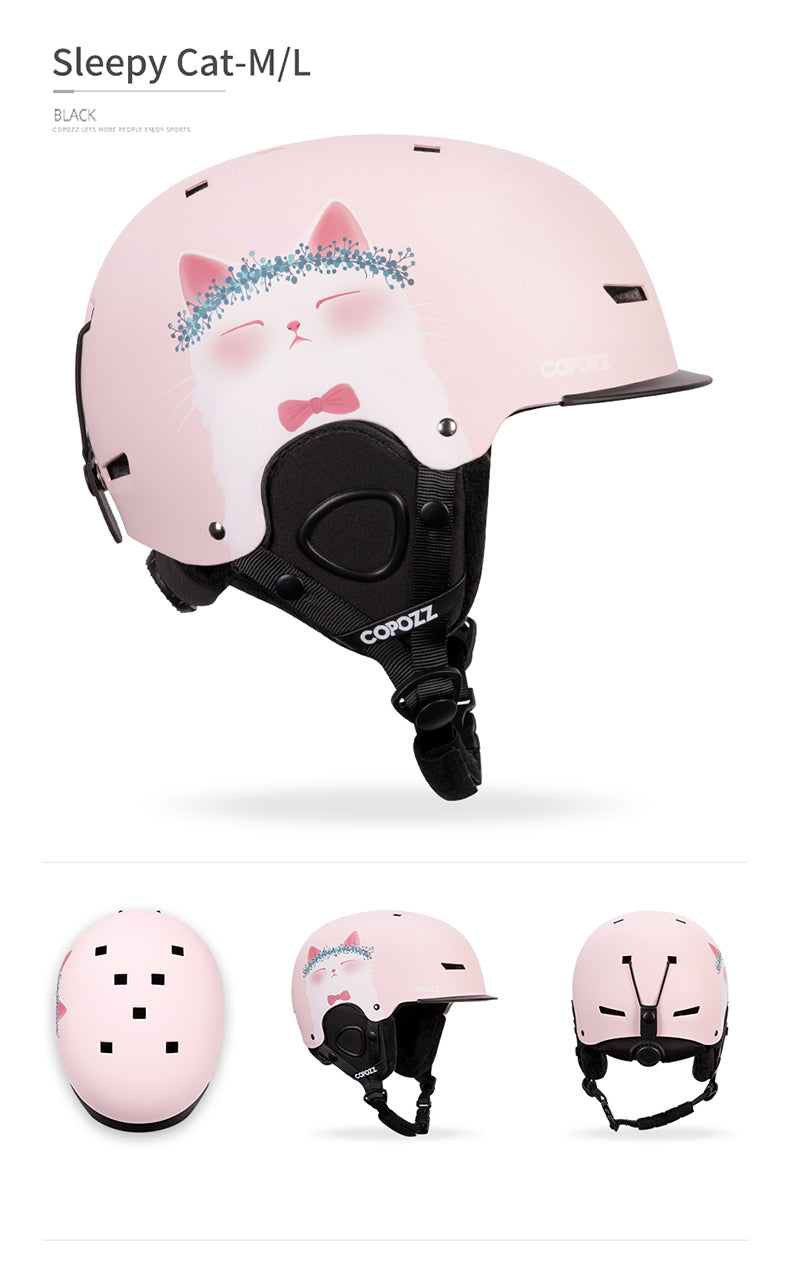 Ski helmet Cartoons Half-covered Anti-impact Safety Helmet Cycling Ski Snowboard Sports Helmet For Adult and Kids The Clothing Company Sydney