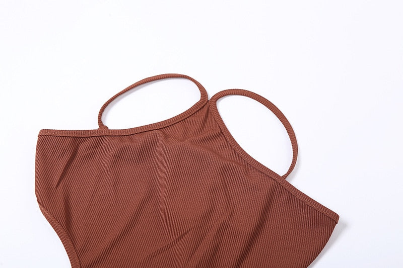 Summer Halter Maxi Dress Elegant Sexy Sleeveless Backless Club Party Cutout Bandage Dresses The Clothing Company Sydney