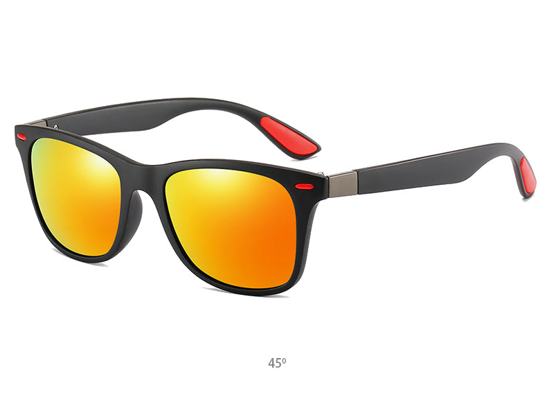 Polarized Sunglasses Men Women Classic Square Plastic Driving Sun Glasses Fashion Black Shades UV400 The Clothing Company Sydney
