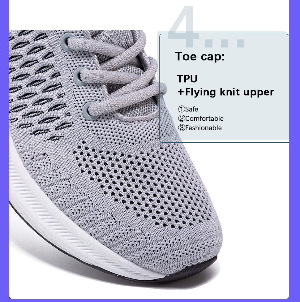 Men's Knit Casual Walking Breathable Trendy Sneakers Original Light Shock Absorption Male Tennis Shoes The Clothing Company Sydney