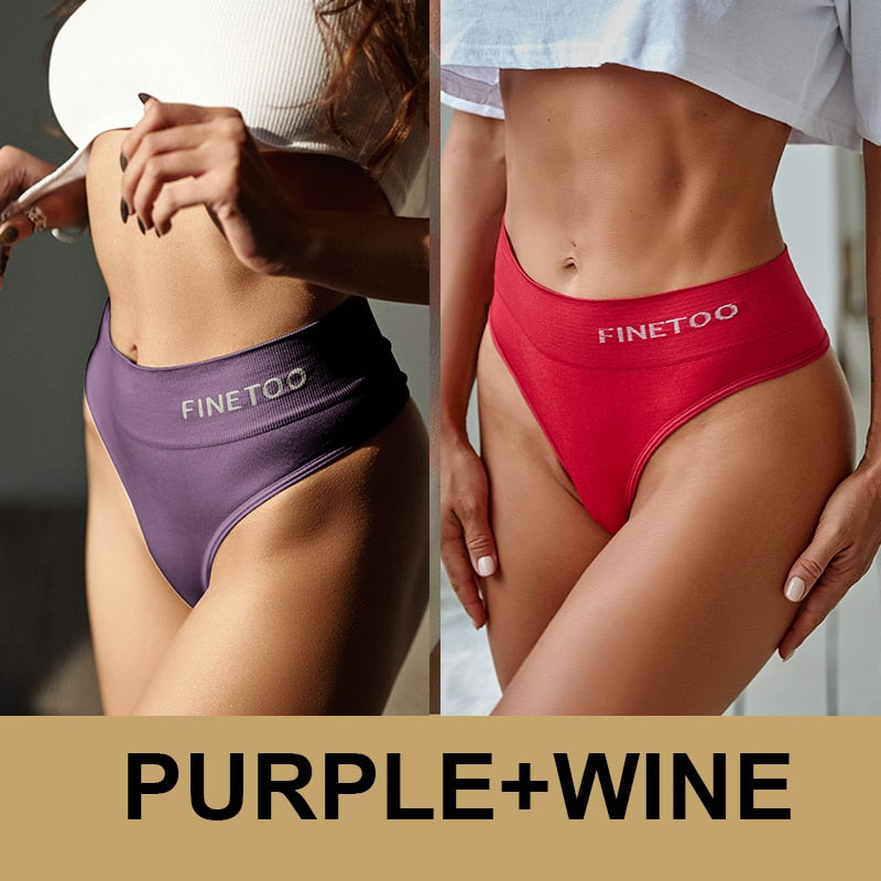 2 Pack Bodyshaper Panties Underwear High Waist Panties Lingerie G-String Underpants Solid Color Pantys Sports Briefs The Clothing Company Sydney