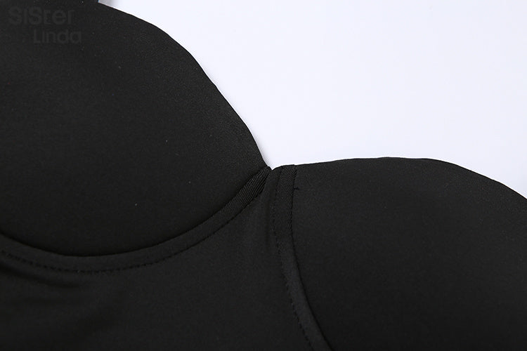 Casual Mesh Bodycon Mini Dress Women Romper  Sleeveless Skinny Stretchy Deep V Neck Party Clubwear Trend Outfit The Clothing Company Sydney