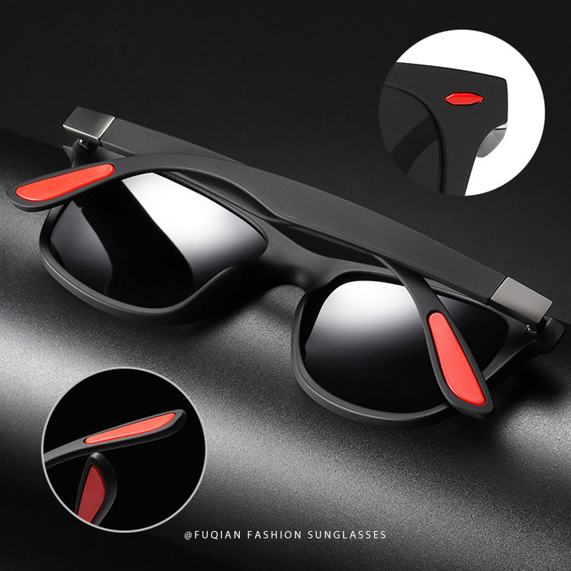 Polarized Sunglasses Men Women Classic Square Plastic Driving Sun Glasses Fashion Black Shades UV400 The Clothing Company Sydney