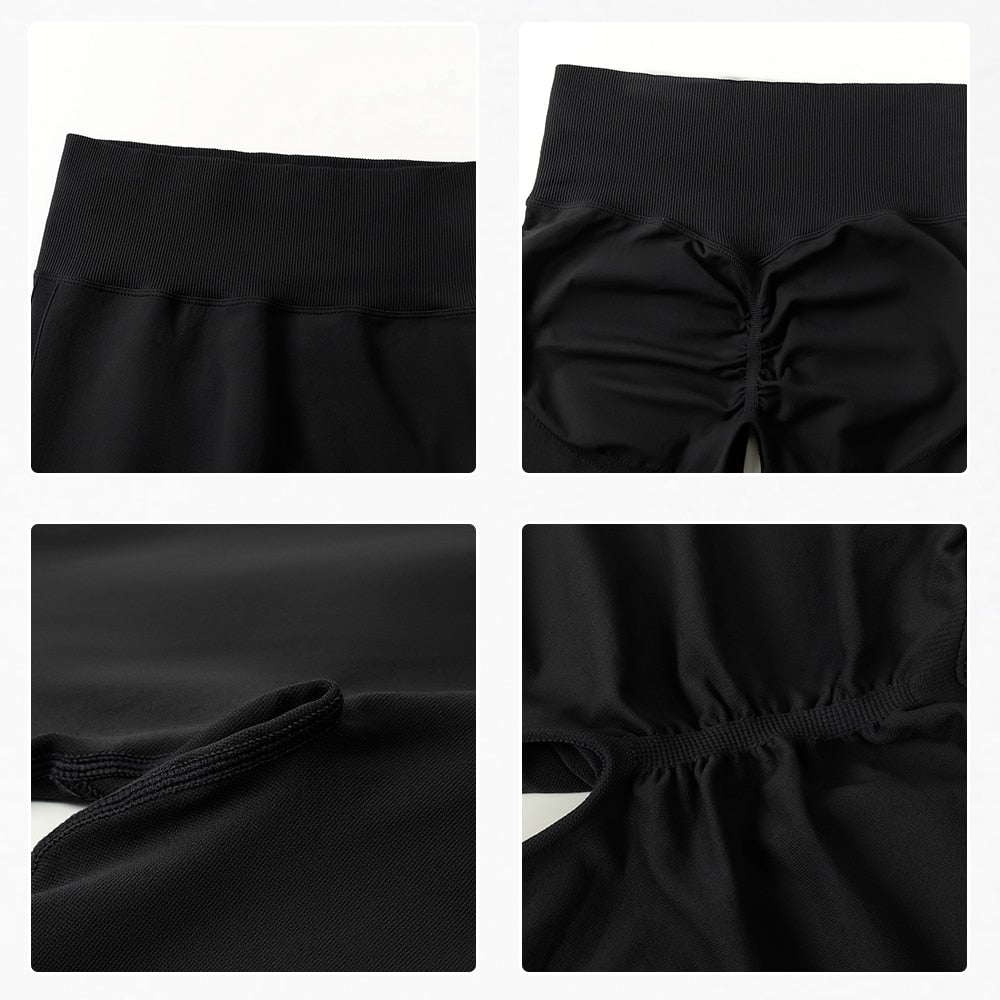 Seamless Leggings Solid Scrunch Butt Lifting Booty High Waisted Sportwear Gym Tights Push Up Women Leggings For Fitness The Clothing Company Sydney