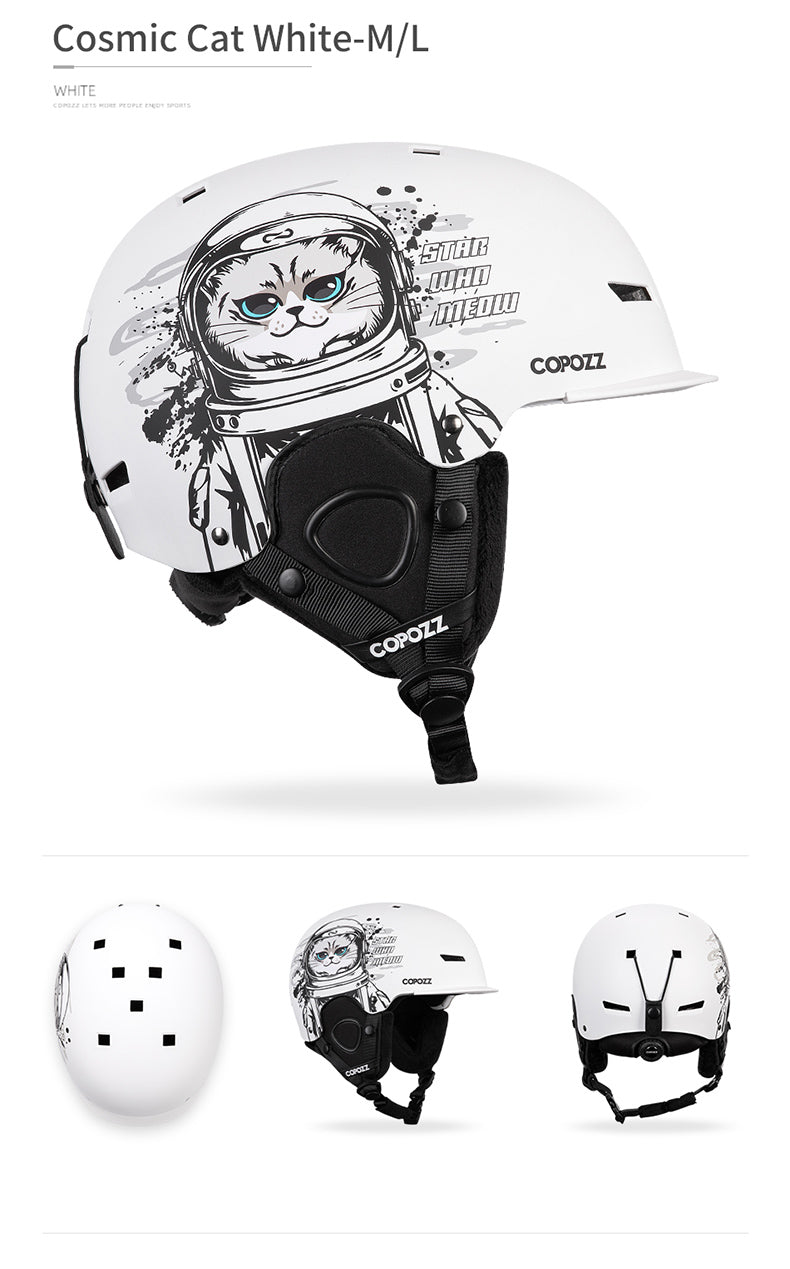 Ski helmet Cartoons Half-covered Anti-impact Safety Helmet Cycling Ski Snowboard Sports Helmet For Adult and Kids The Clothing Company Sydney