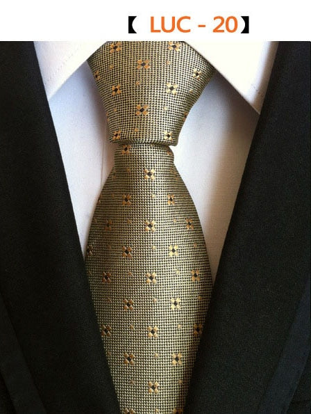 8cm Men's Tie Silk Plaids Floral Luxury Necktie Striped Ties For Men Business Formal Wedding Accessories Tie The Clothing Company Sydney
