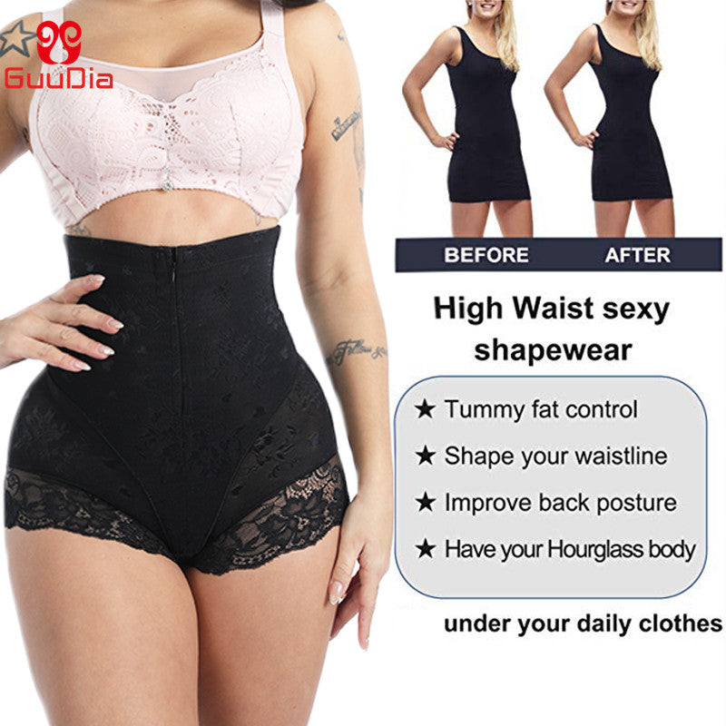 Shaper Panties Lace Shapers Body Shaper with Zipper Double Control Panties Shapewear Lace Waist Trainer The Clothing Company Sydney