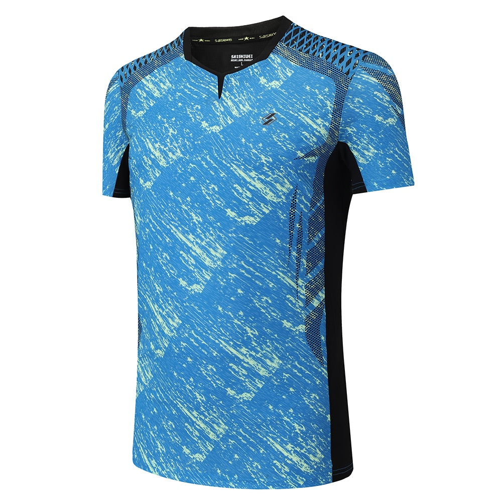 Badminton Volleyball Sportswear Golf Tennis shirt Men sports Table Tennis Shirts tennis clothes Quick dry Running Exercise training shirt The Clothing Company Sydney