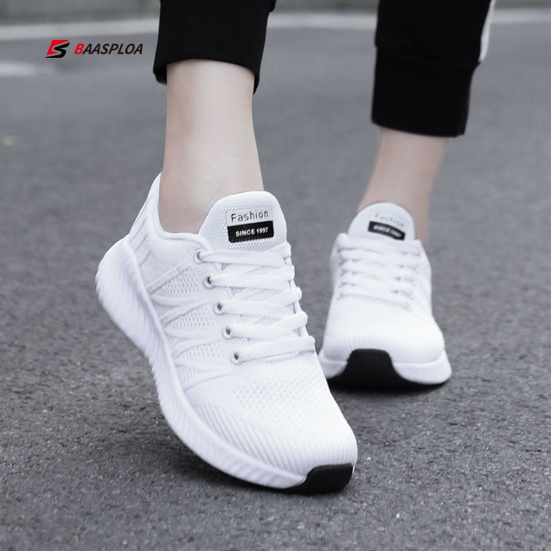 Brand Lace-up Shoes Non-Slip Wear-Resistant Soft Running Shoes Tennis Big Size Breathable Sports Sneakers For Women The Clothing Company Sydney