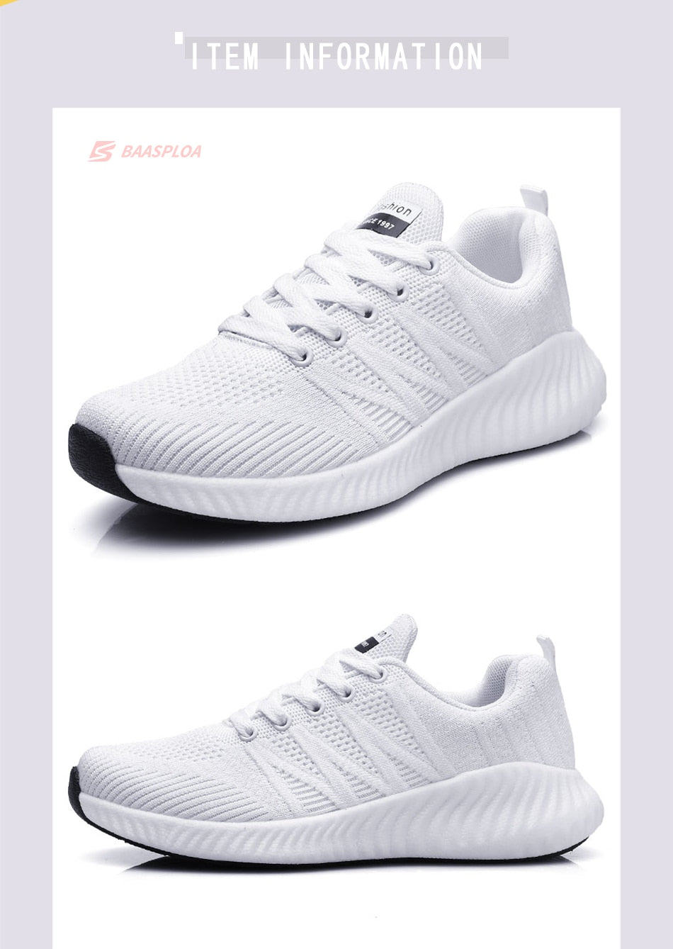 Brand Lace-up Shoes Non-Slip Wear-Resistant Soft Running Shoes Tennis Big Size Breathable Sports Sneakers For Women The Clothing Company Sydney