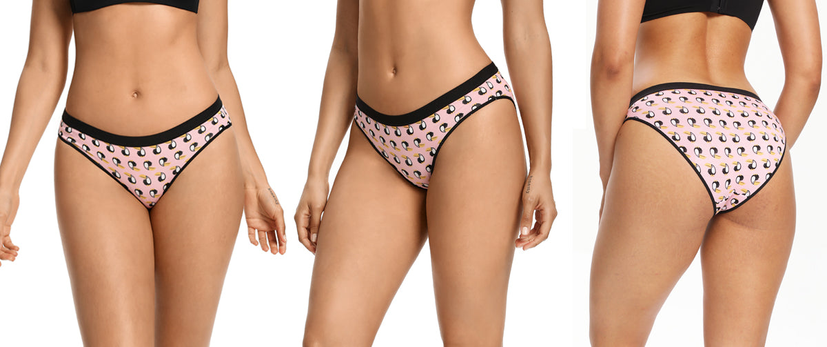 Black Lingerie Women´s Cotton Panties Underwear Briefs Soft Underpants Plus Size High Waist The Clothing Company Sydney