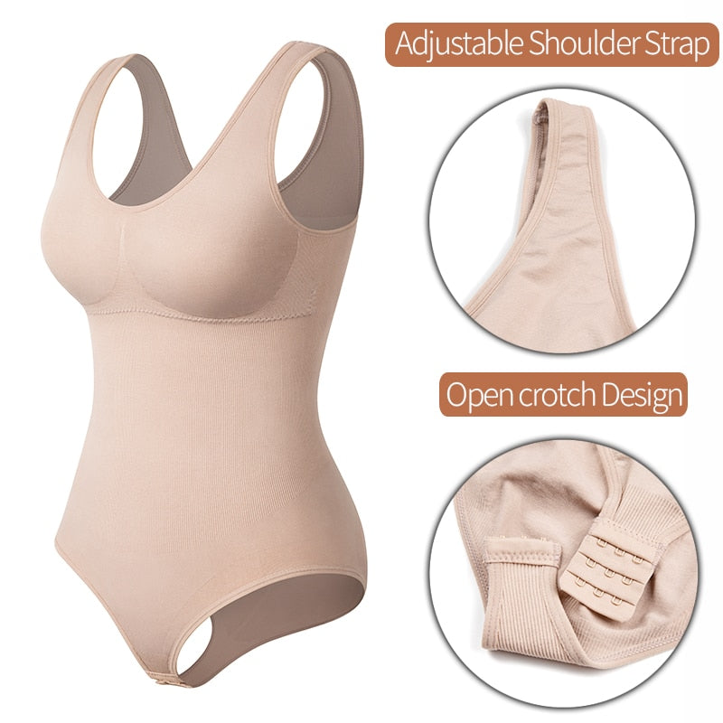 Bodysuit Shapewear Seamless Body Shaper Tummy Control Corset Top Women's Sheath Waist Trainer Abdomen Shaper The Clothing Company Sydney