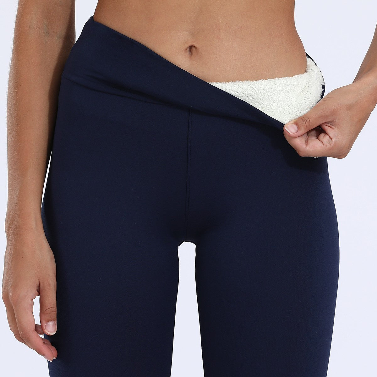 Ladies Pants Warm Winter Thick Velvet High Waist Black Leggings Compression Thick Pants Leggings The Clothing Company Sydney