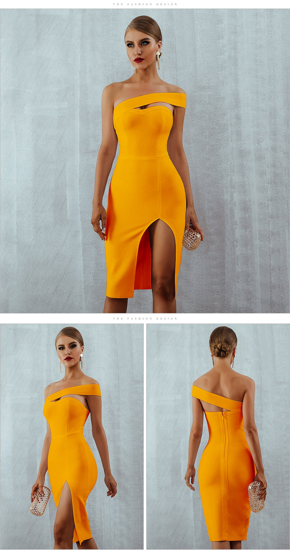 White Blue Bodycon Bandage Dress Summer Elegant Black One Shoulder Strapless Celebrity Runway Party Dress The Clothing Company Sydney