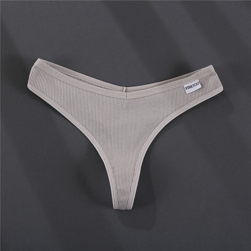 3 Pack G-string Panties Cotton Underwear Underpants Thong Solid Color Pantys Lingerie Briefs The Clothing Company Sydney