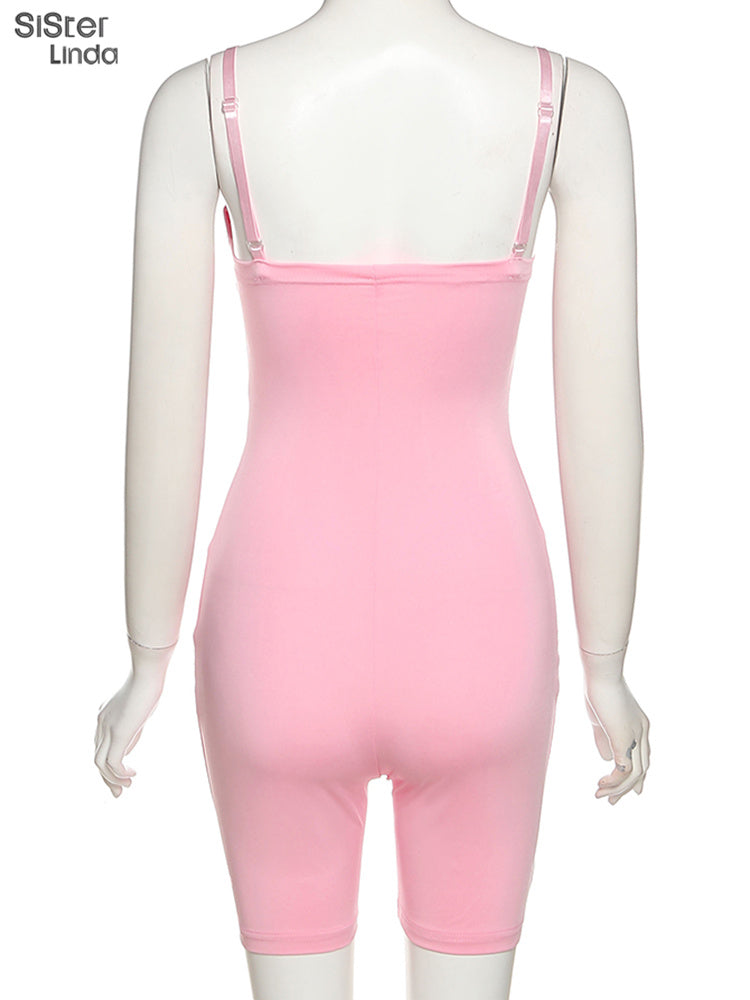 Casual Mesh Bodycon Mini Dress Women Romper  Sleeveless Skinny Stretchy Deep V Neck Party Clubwear Trend Outfit The Clothing Company Sydney