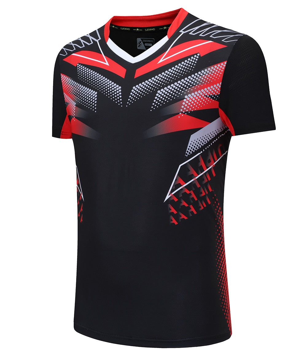 Badminton Volleyball Sportswear Golf Tennis shirt Men sports Table Tennis Shirts tennis clothes Quick dry Running Exercise training shirt The Clothing Company Sydney