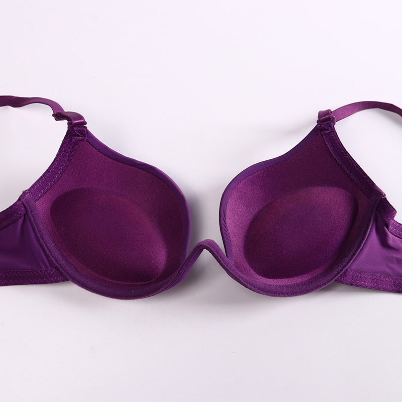 Deep V Push Up Bra Strapless Underwire Underwear Soutien Gorge Thin Half Cup Lingerie Bra The Clothing Company Sydney