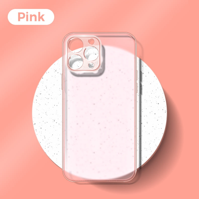 Matte Case For iPhone 13 12 Pro Max Ultra Thin Shockproof Cover For iPhone 13 Pro Case Hard Glass Back with Lens Glass The Clothing Company Sydney