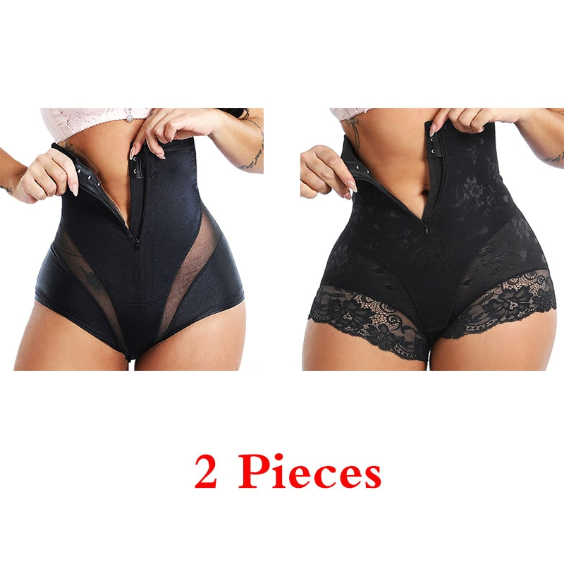 Shaper Panties Lace Shapers Body Shaper with Zipper Double Control Panties Shapewear Lace Waist Trainer The Clothing Company Sydney