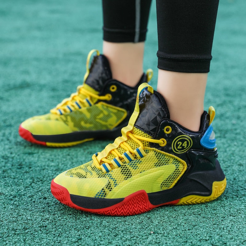 Kids Boys Basketball Shoes High Quality Top Non-Slip Kids Sneakers Girls Sneakers Outdoor Kids Tennis Shoes The Clothing Company Sydney