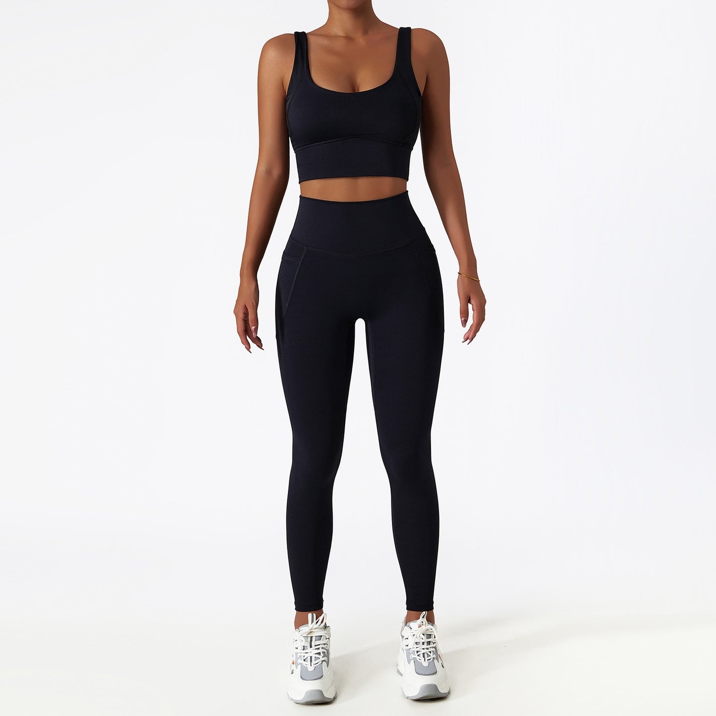 2 Piece Women Yoga Set Seamless Workout Suit Sportswear Gym Clothing Fitness Bra High Waist Leggings Sports Shorts Sports Suits The Clothing Company Sydney