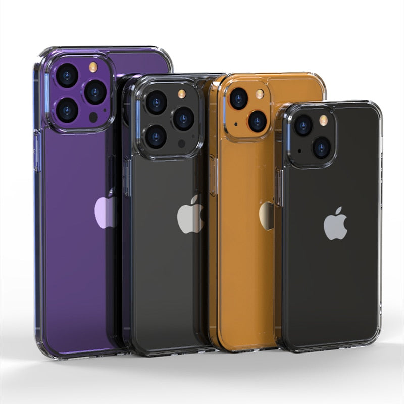 Luxury Tempered Glass Clear Case For iPhone 11 12 13 14 Pro XS Max 13Mini X XR Transparent Hard Case For iPhone 7 8 Plus SE2 The Clothing Company Sydney