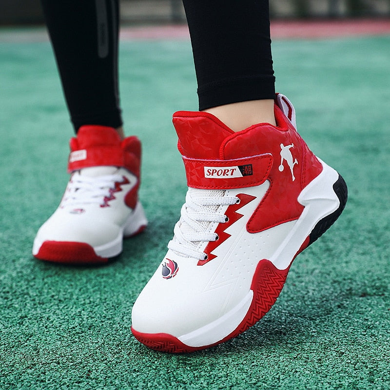 Kids Boys Basketball Shoes Kids Sneakers Non-Slip Sports Girls Basketball Training Tennis Shoes The Clothing Company Sydney