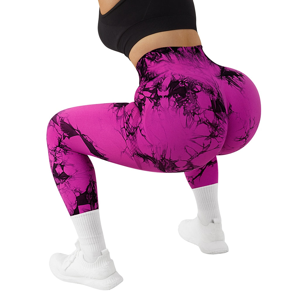 Tie Dye Fitness Legging Woman Push Up Workout Sport Leggings Scrunch Butt Outfit Gym Seamless Legging Pants The Clothing Company Sydney