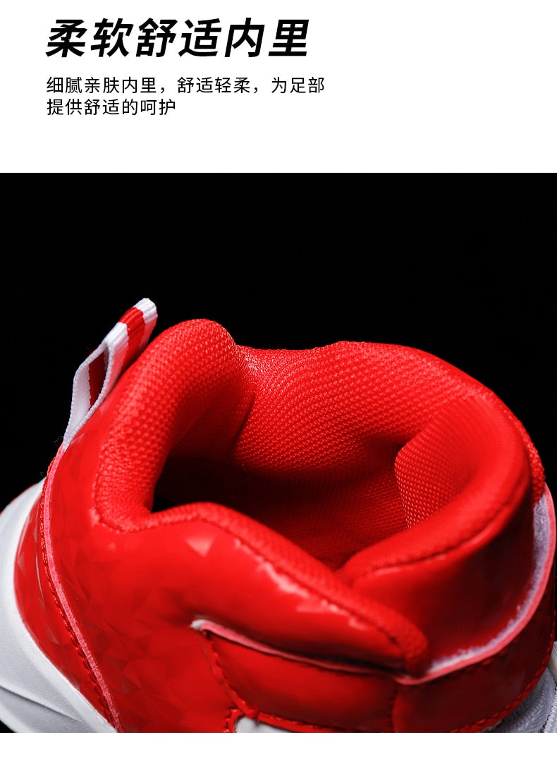 Kids Boys Basketball Shoes Kids Sneakers Non-Slip Sports Girls Basketball Training Tennis Shoes The Clothing Company Sydney