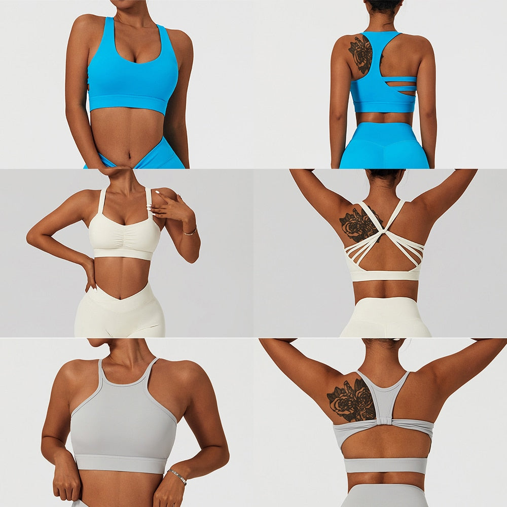 2 Piece Women's Yoga Set Workout Shirts Sport Pants Bra Gym Suits Fitness Shorts Crop Top High Waist Running Leggings Sports Sets The Clothing Company Sydney