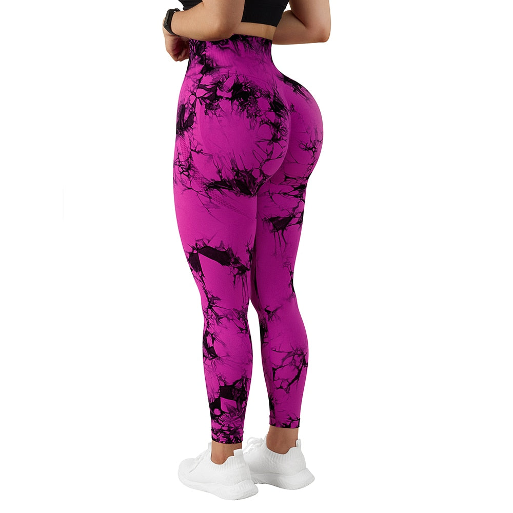 Tie Dye Fitness Legging Woman Push Up Workout Sport Leggings Scrunch Butt Outfit Gym Seamless Legging Pants The Clothing Company Sydney