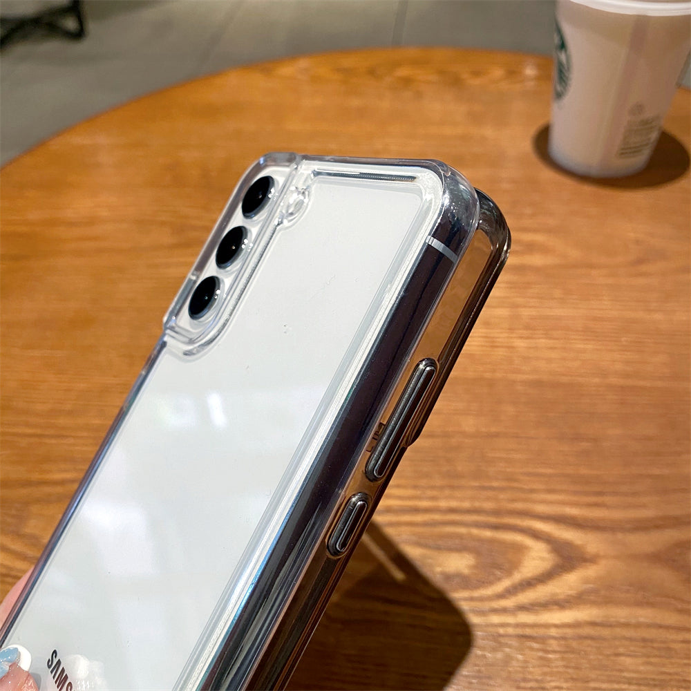Luxury Transparent Shockproof Case for Samsung S22 S21 FE Plus Ultra A22 5G A12 A32 A52 A72 4G A42 A33 A53 A73 A13 Crystal Cover The Clothing Company Sydney