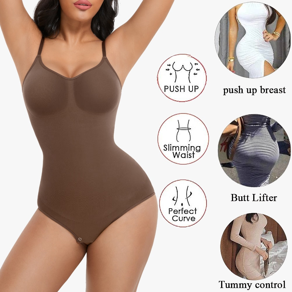 Sculpting Bodysuit Shapewear Seamless Waist Trainer Body Shaper Women's Tummy Control Butt Lifter Corset The Clothing Company Sydney