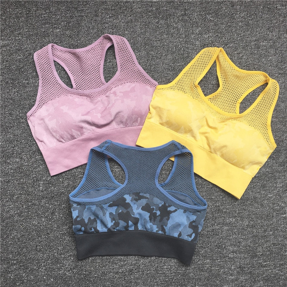 2PCS Camouflage Set Women Yoga Suit Sport Set Gym Workout Clothes Long Sleeve Fitness Crop Top High Waist Seamless Camo Leggings The Clothing Company Sydney