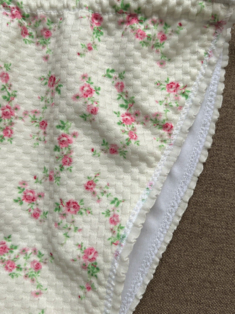 String Swimsuit Triangle Cup Type Bathing Suit Swimwear High Cut Drawstring Bandage Bikini Set The Clothing Company Sydney