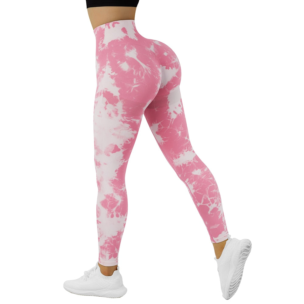 Tie Dye Fitness Legging Woman Push Up Workout Sport Leggings Scrunch Butt Outfit Gym Seamless Legging Pants The Clothing Company Sydney