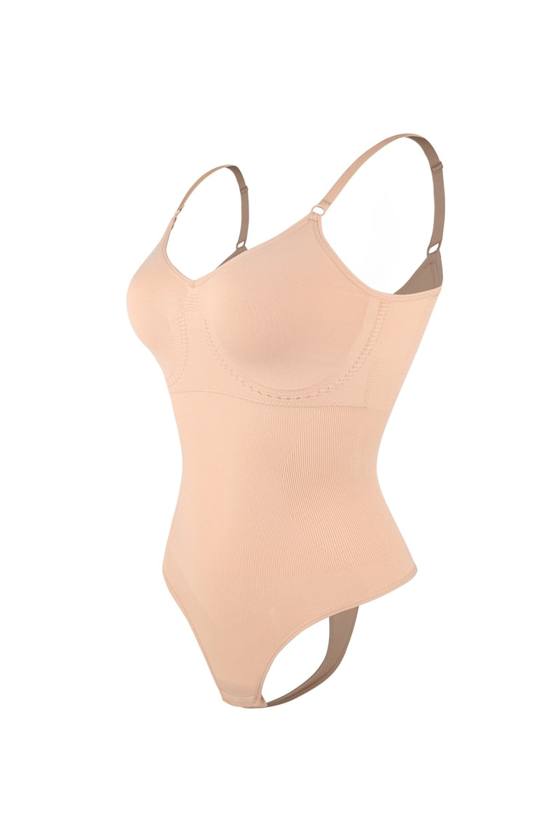 1 Piece Seamless Thongs Bodysuit Women's Shapewear Tummy Control Butt Lifter Smooth Invisible Under Dress Underwear Body Shaper The Clothing Company Sydney