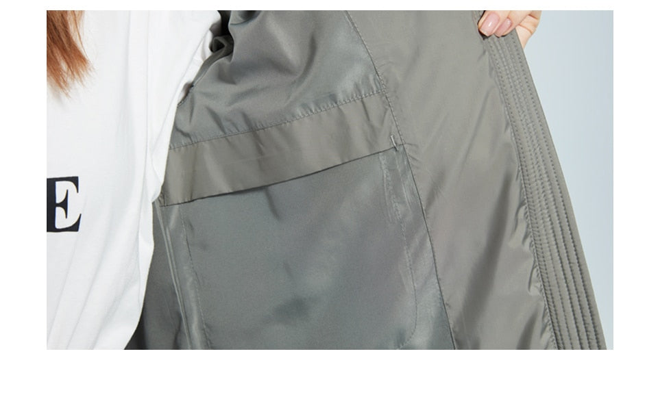 Winter Jacket Women's Stand Collar Hooded Cold Protection Windproof Lady Coat Big Pocket Mid-Length Parka The Clothing Company Sydney