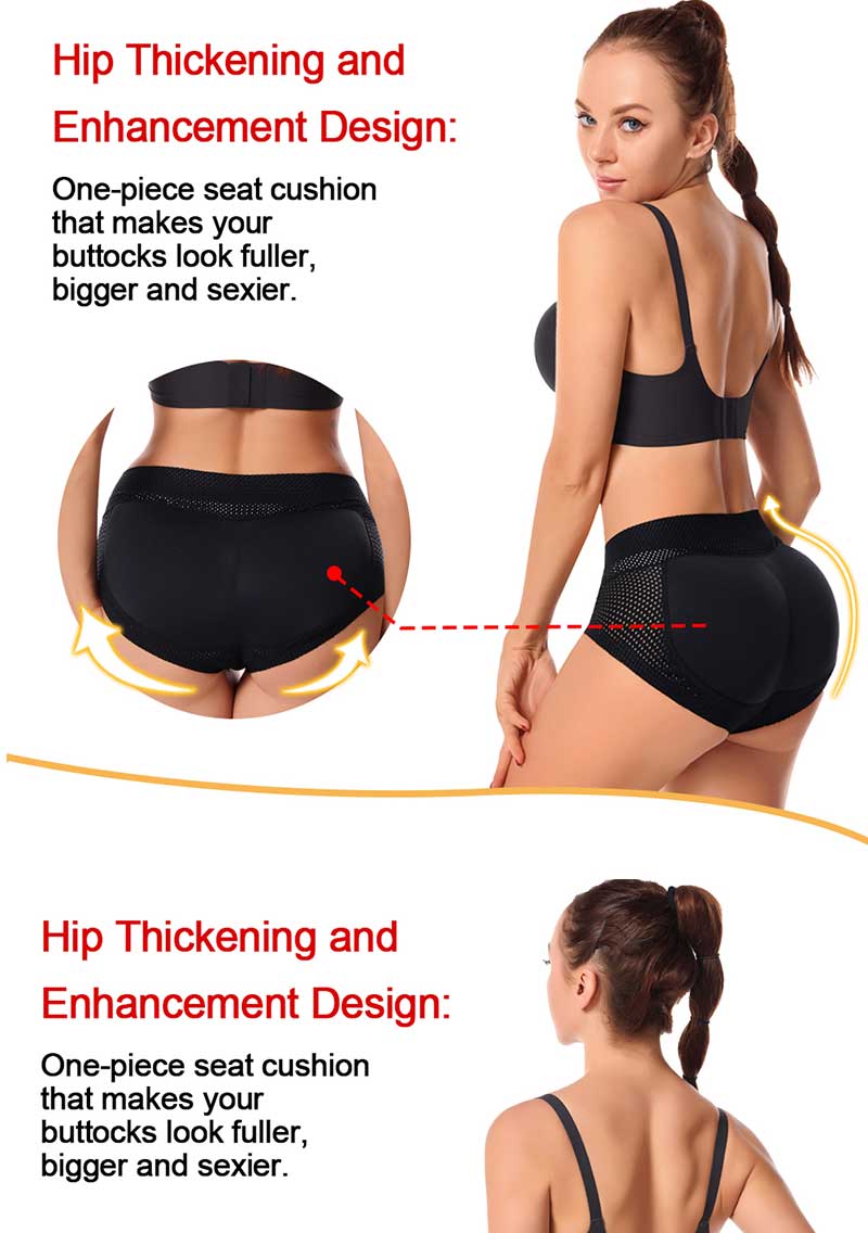 Body Shaper Butt Lifter Panties Women's Hip Shapewear Seamless Fake Big Ass Booty Push Up Panties Hip Enhancer The Clothing Company Sydney
