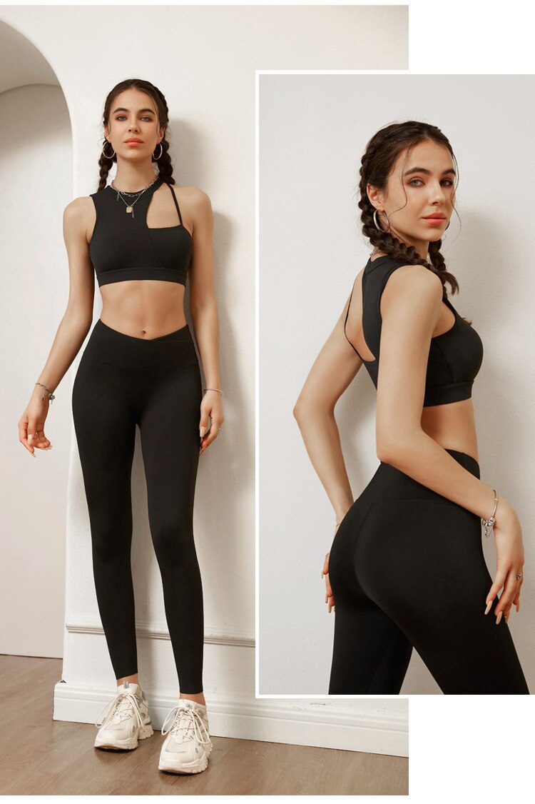 2 Piece Seamless Yoga Set Gym Clothing Workout Clothes for Women Tracksuit Gym Set High Waist Sport Outfit Yoga Fitness Suit The Clothing Company Sydney